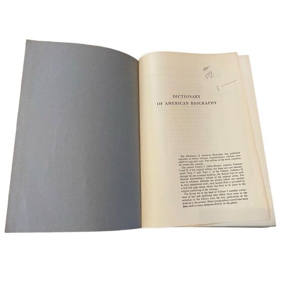 Dictionary Of American Biography Abre To Brazer Hardcover Book - Picture 8 of 13